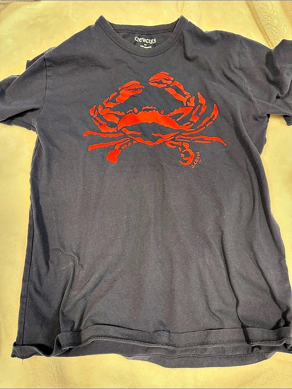 crewcuts Crab Graphic Tee Short Sleeve Tee Black & Orange XL (12-14)
